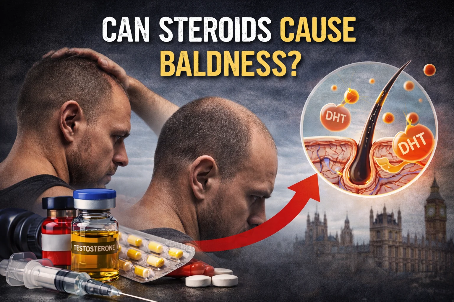 can steroids make you lose your hair